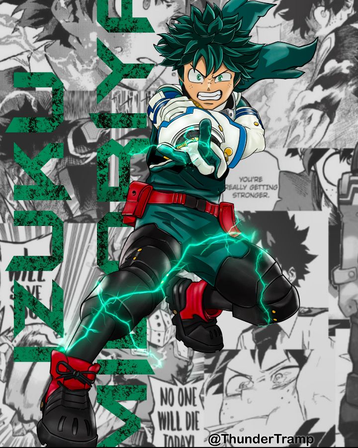 Some Deku fan art I Did. How is it?